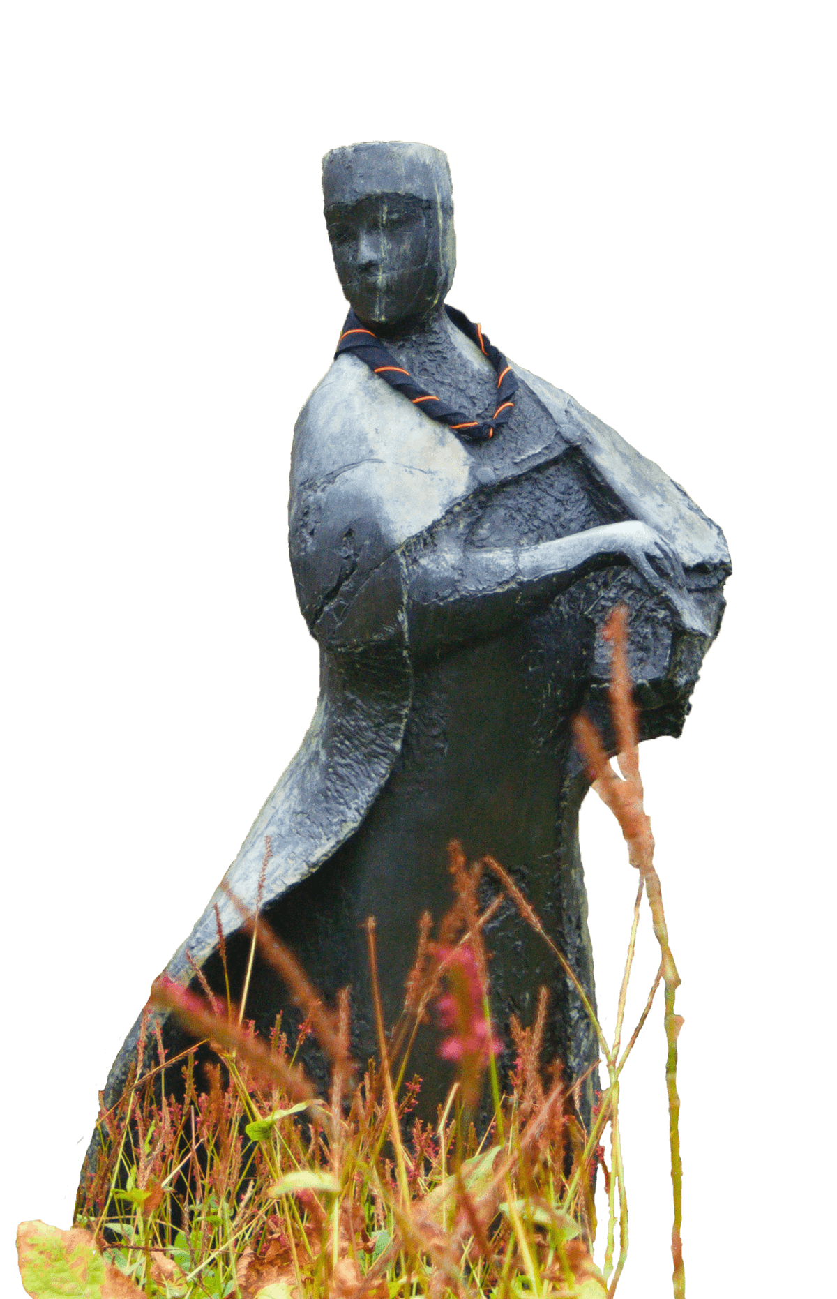 Het standbeeld in Schiedam voor Aleida van Holland