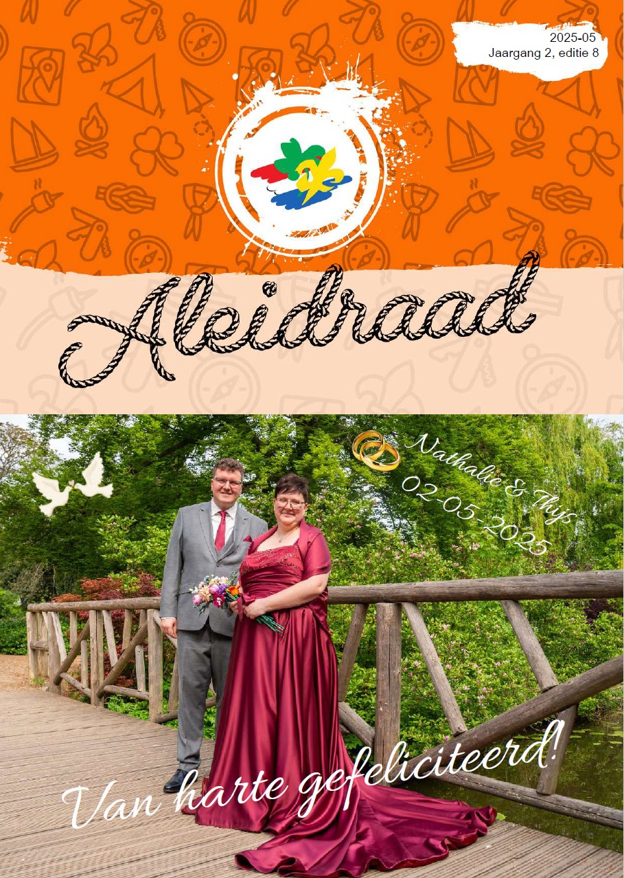 De Aleidraad van mei 2025 van Scouting Aleida Schiedam