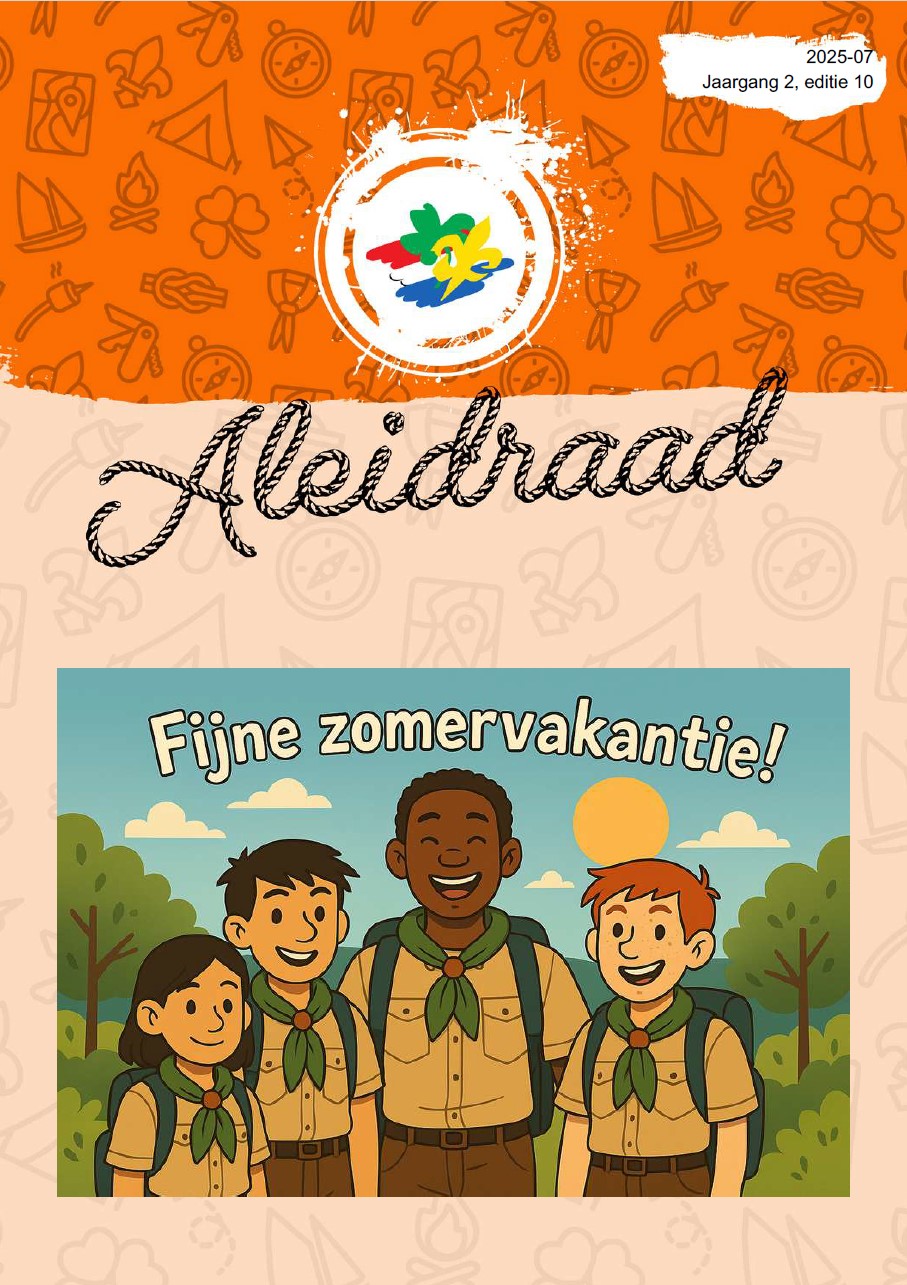 De Aleidraad van juli 2025 van Scouting Aleida Schiedam