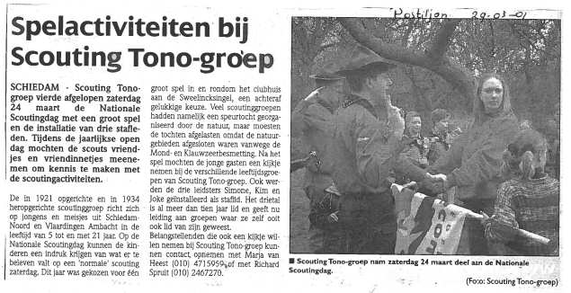 Het Nieuwe Stadsblad van 21 maart 2001