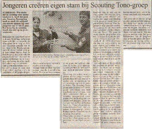 Pagina drie van het Nieuwe Stadsblad. Foto: Monica Spruit (Manta)