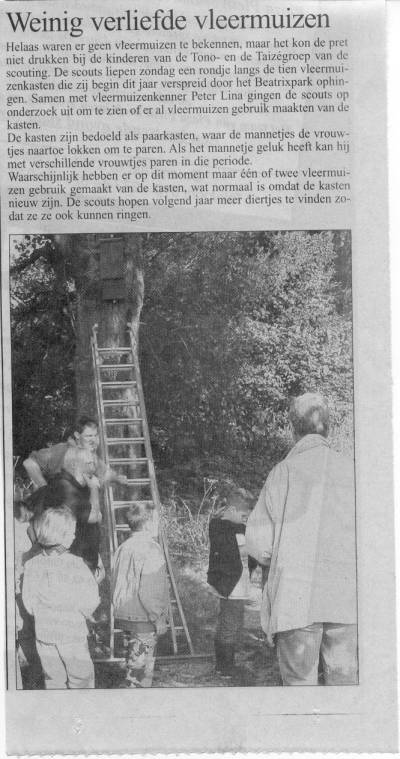 uit Het Nieuwe Stadsblad, 12 september 2002