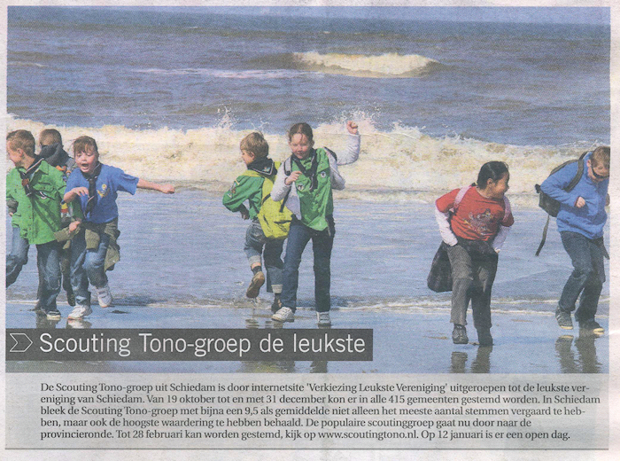 De Dichtbij Waterweg van 9 januari 2013, voorpagina