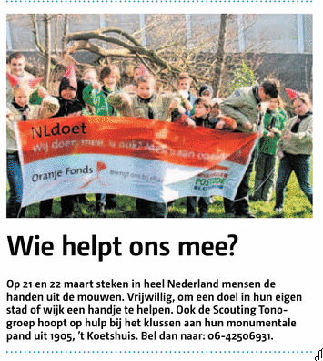 Het Nieuwe Stadsblad op pagina 21