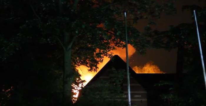 De brand bij de Scouting Tono-groep bij webradio Torpedo