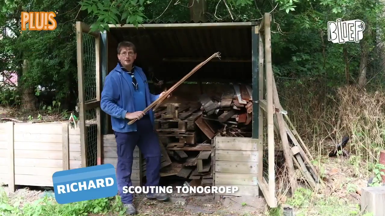 De Scouting Tono-groep in het promotiefilmpje van de Blieppas